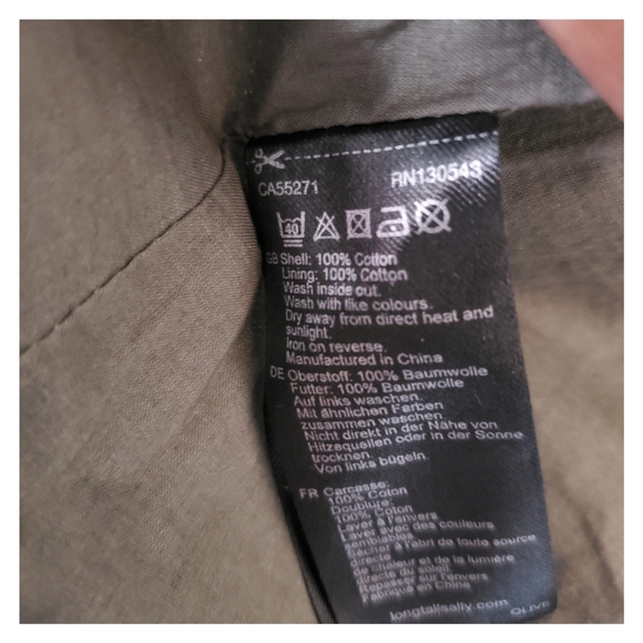 Military Green Slim Fit Jacket (Fits like a medium) - Picture 8 of 8